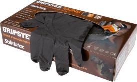 Einmalhandschuhe Nitril, puderfrei, schwarz, 50er Box